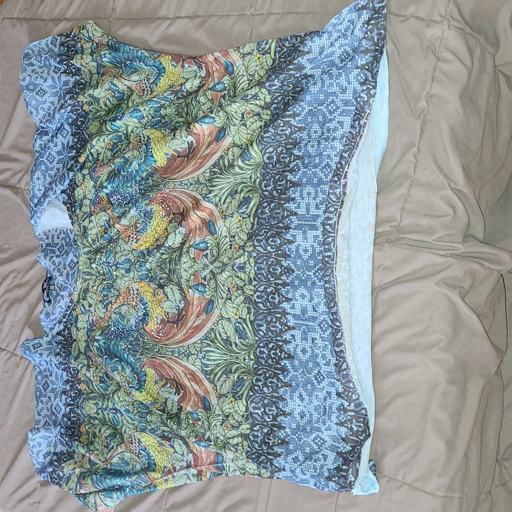 Plus size Colorful blouse